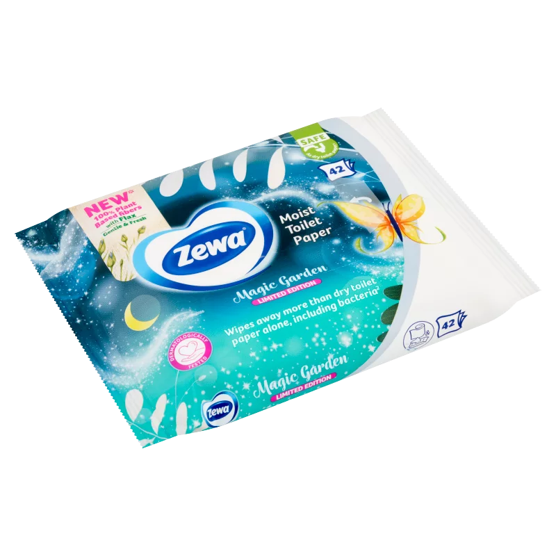 Zewa Magic Garden illatosított nedves toalettpapír 42 db