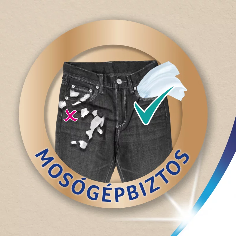 Zewa Softis Natural Soft dobozos papír zsebkendő 4 rétegű 80 db