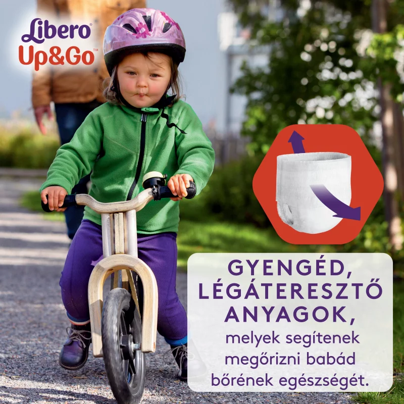 Libero Up&Go egyszerhasználatos bugyipelenka, méret: 5, 10-14 kg, 38 db