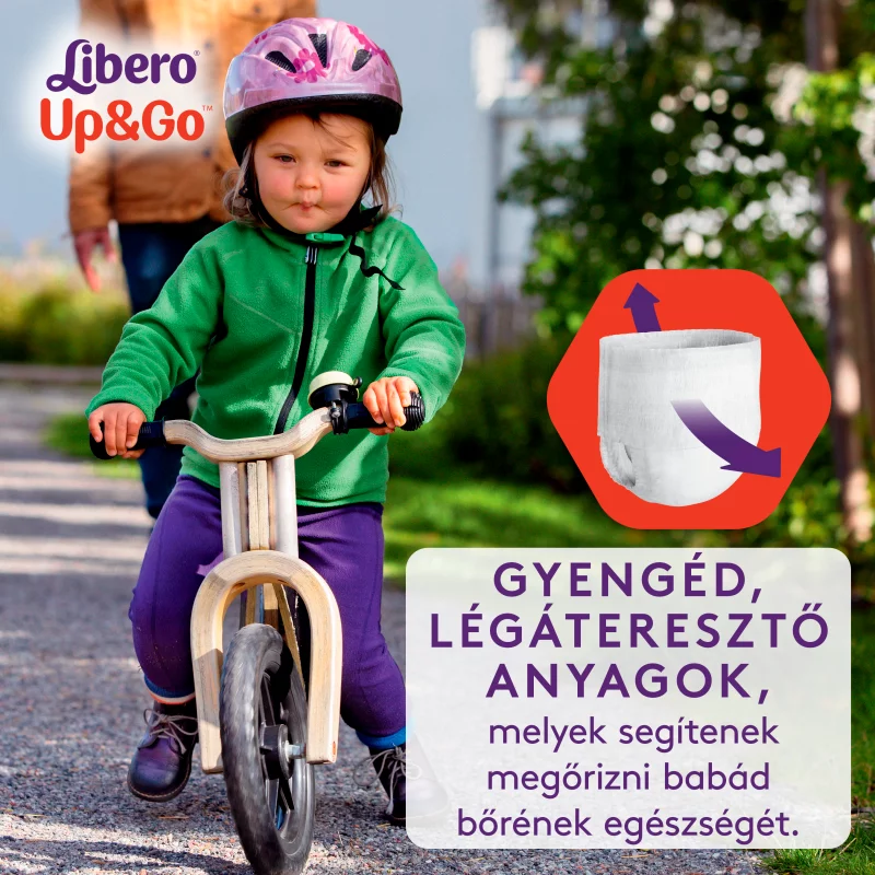 Libero Up&Go egyszerhasználatos bugyipelenka, méret: 6, 13-20 kg, 34 db