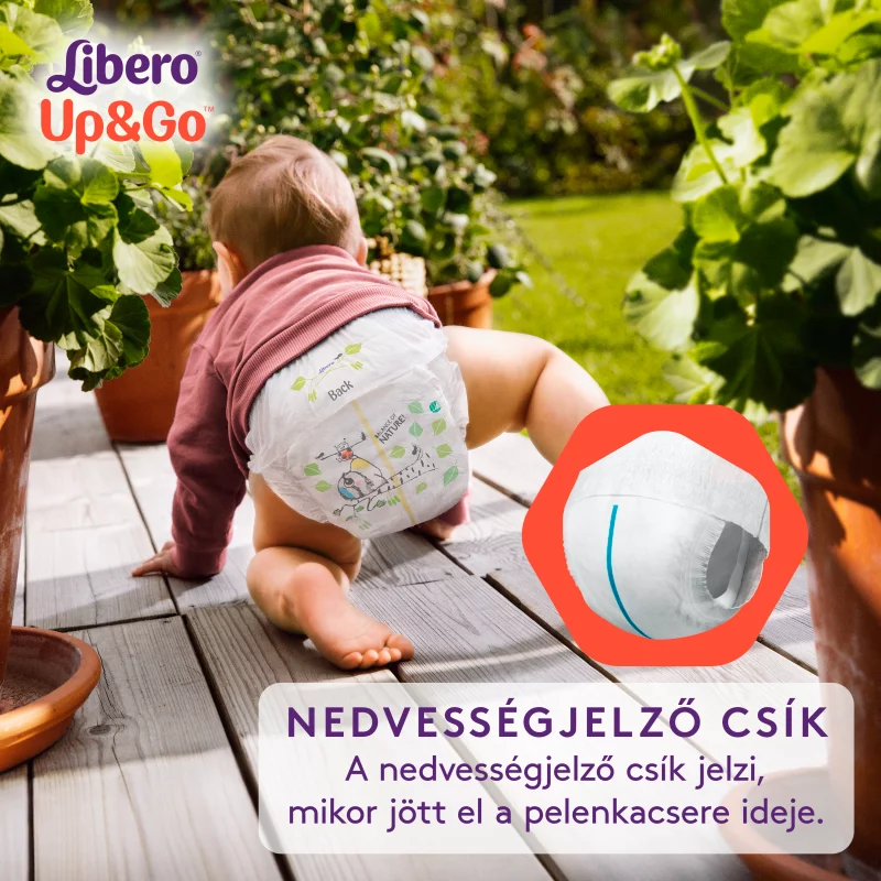 Libero Up&Go egyszerhasználatos bugyipelenka, méret: 6, 13-20 kg, 34 db