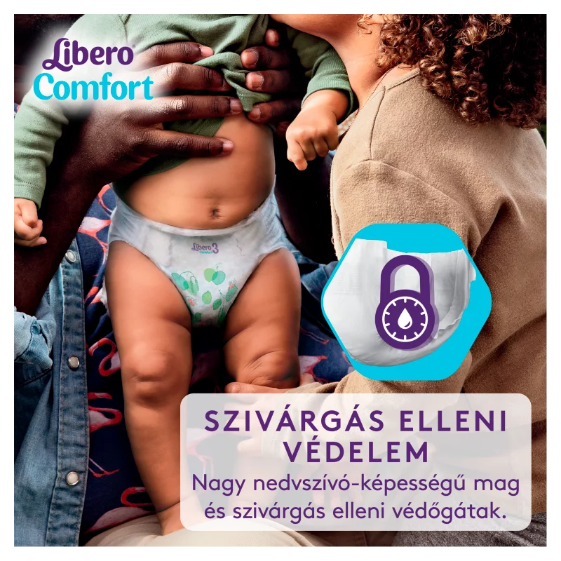 Libero Comfort egyszerhasználatos pelenka, méret: 4, 7-11 kg, 80 db