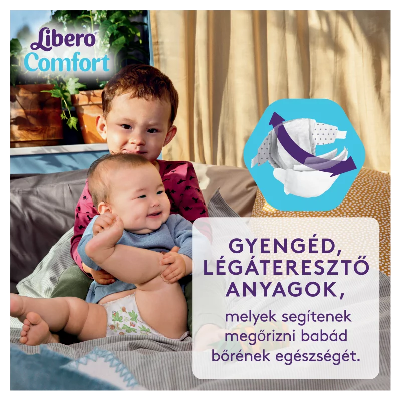Libero Comfort egyszerhasználatos pelenka, méret: 6, 13-20 kg, 68 db