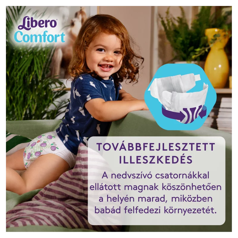 Libero Comfort egyszerhasználatos pelenka, méret: 6, 13-20 kg, 68 db