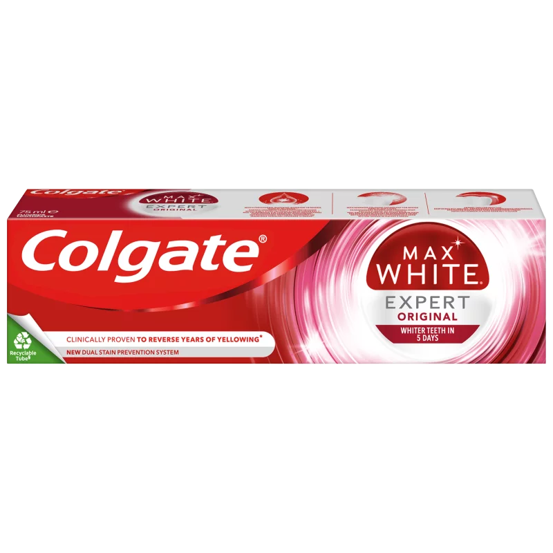 Colgate Max White Expert Original fogfehérítő fogkrém 75 ml
