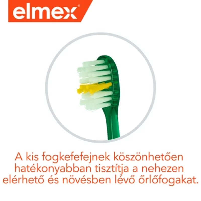 elmex Junior puha gyerek fogkefe 6-12 éves gyermekeknek 1 db