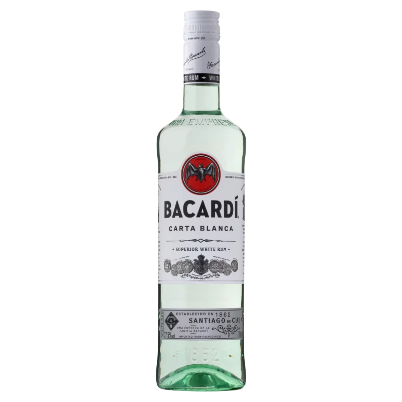 Bacardi Carta Blanca rum 37,5% 700 ml
