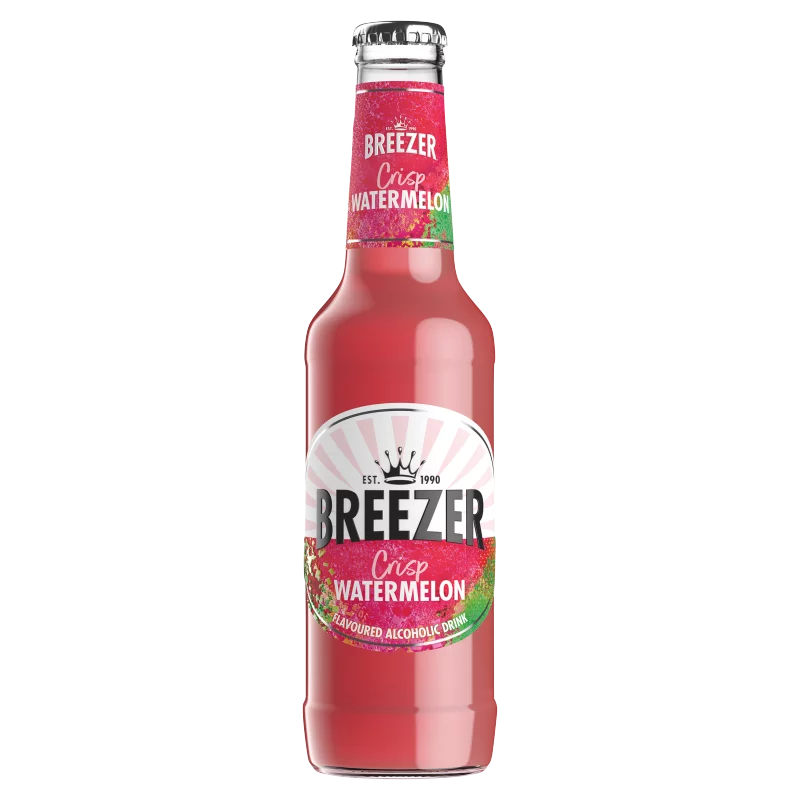 Breezer Watermelon görögdinnye-ízű alkoholos ital 4% 275 ml