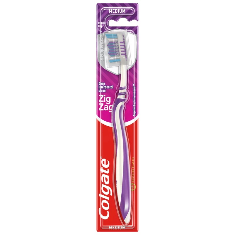 Colgate ZigZag közepes sörtéjű fogkefe 1 db
