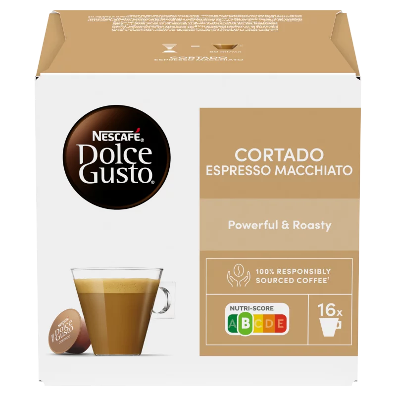 NESCAFÉ Dolce Gusto Cortado Espresso Macchiato tejes kávékapszula 16 db 100,8 g