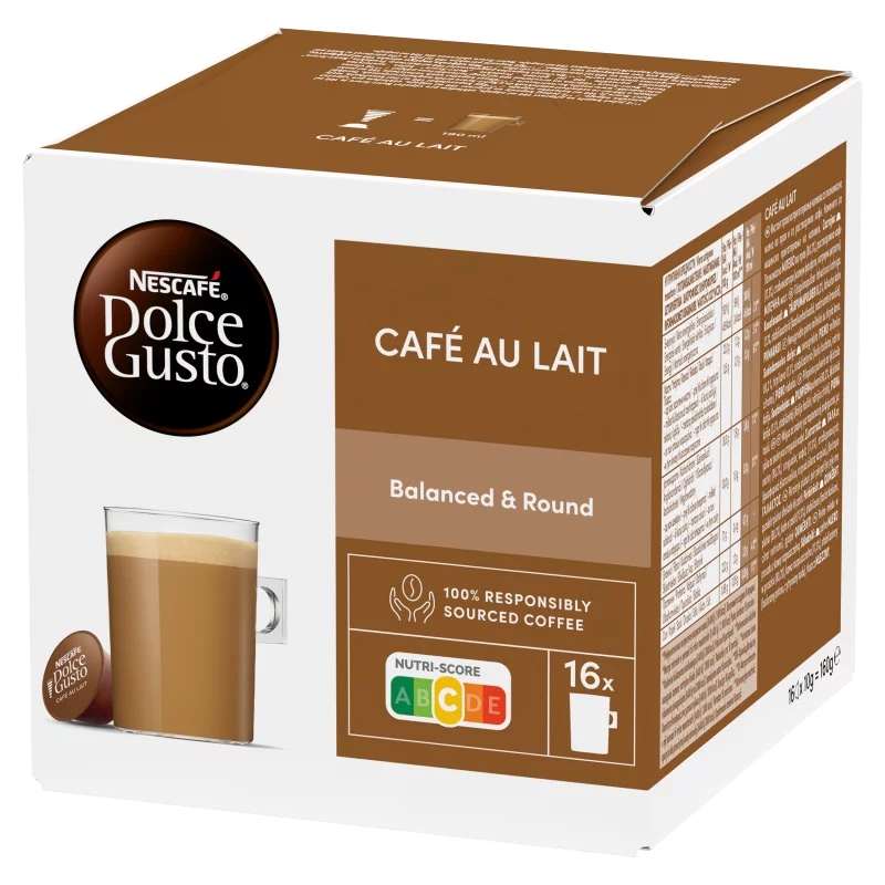 NESCAFÉ Dolce Gusto Café au Lait tejes kávékapszula 16 db/16 csésze 160 g