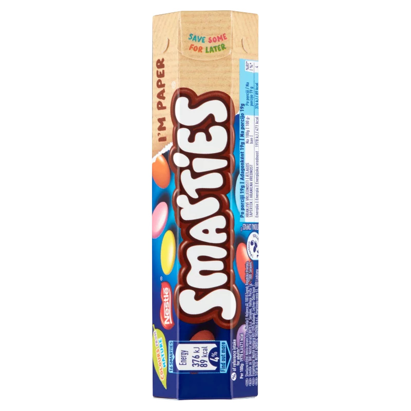 Smarties tejcsokoládé drazsé cukorbevonattal 38 g