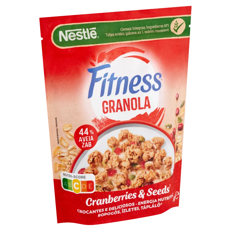 Nestlé Fitness Ropogós gabonafalatok zabpehellyel, áfonyával, tökmaggal és ásványi anyagokkal 300 g