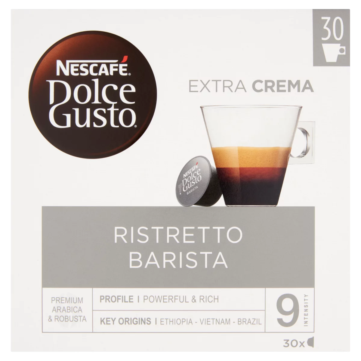 NESCAFÉ Dolce Gusto Ristretto Barista kávékapszula 30 db/30 csésze 210 g