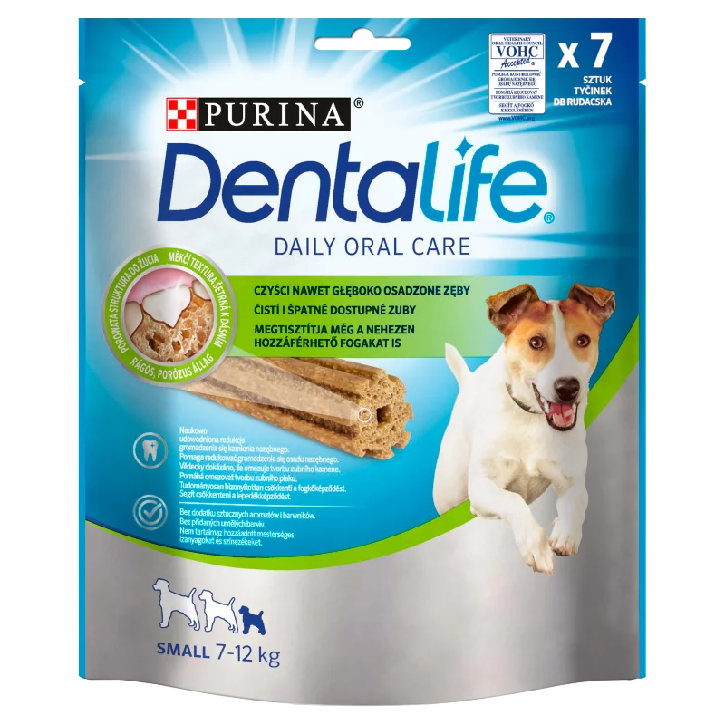 Purina Dentalife Small jutalomfalat felnőtt kutyák számára 7 db 115 g