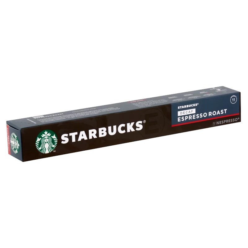 Starbucks by Nespresso Espresso Roast koffeinmentes őrölt, pörkölt kávé kapszula 10 db 57 g