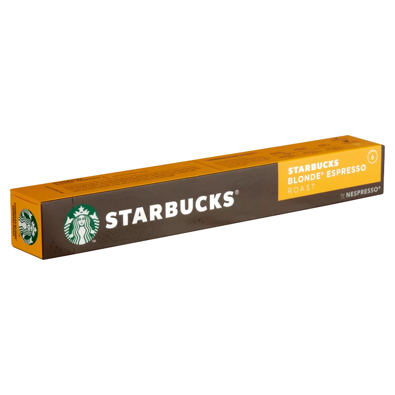 Starbucks by Nespresso Blonde Espresso Roast őrölt, pörkölt kávékapszula 10 db 53 g