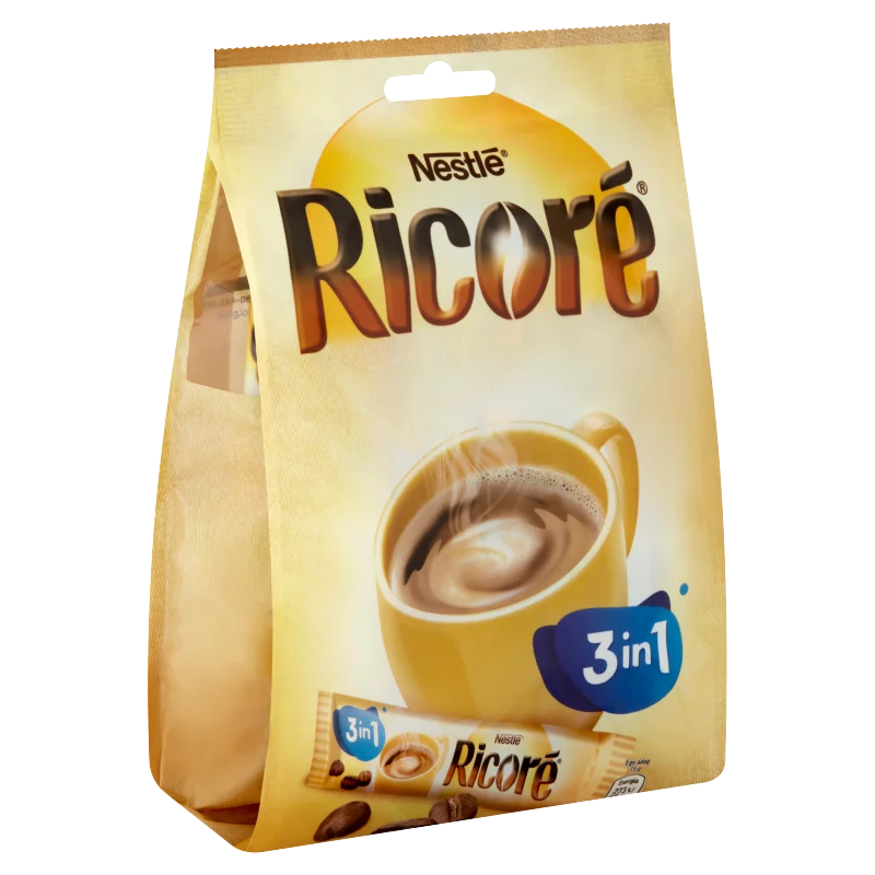 Nestlé Ricoré 3in1 instant kávékeverék cukorral és kávékrémesítővel 10 x 15 g (150 g)