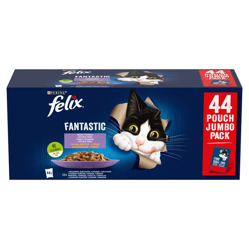 Purina Felix Fantastic házias válogatás nedves macskaeledel 44 x 85 g