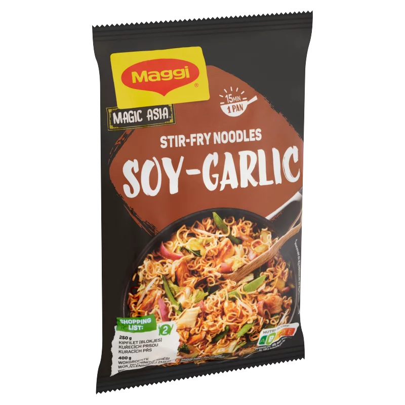 Maggi Magic Asia fokhagymás szójás pirított tészta 185 g