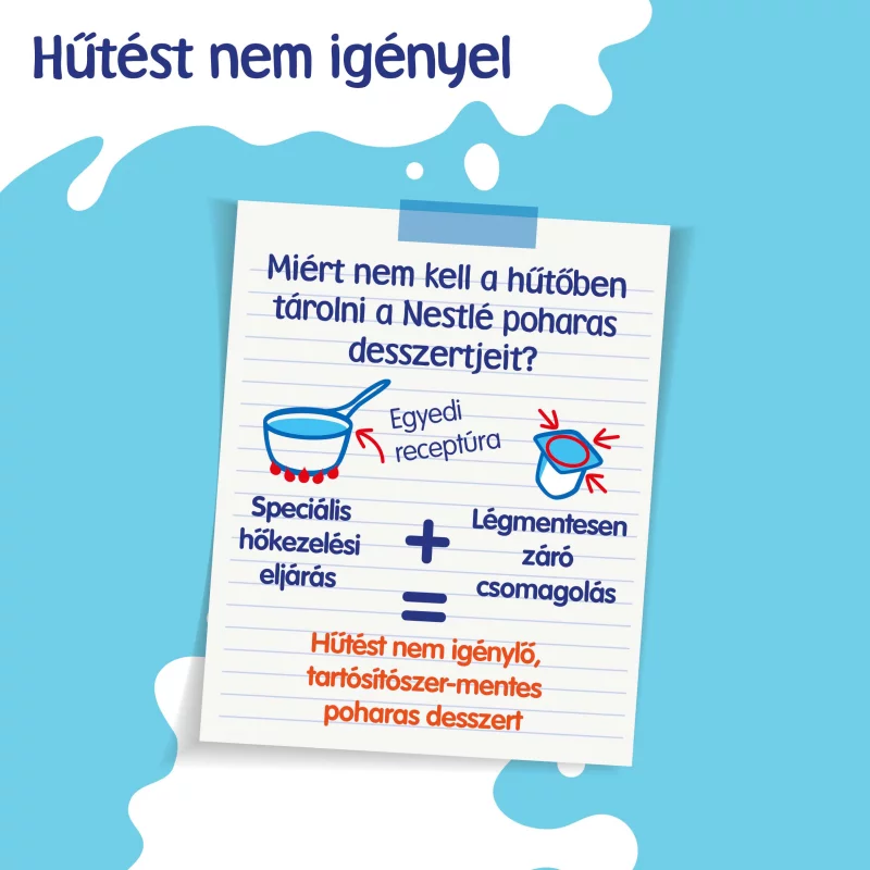 Nestlé Yogolino vaníliás ízű babapuding 6+ hó 4 x 100 g (400 g)