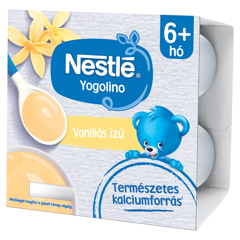 Nestlé Yogolino vaníliás ízű babapuding 6+ hó 4 x 100 g (400 g)