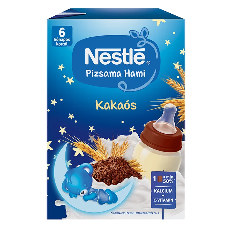 Nestlé Pizsama Hami UHT kakaós folyékony gabonás bébiétel 6 hónapos kortól 2 x 200 ml (400 ml)