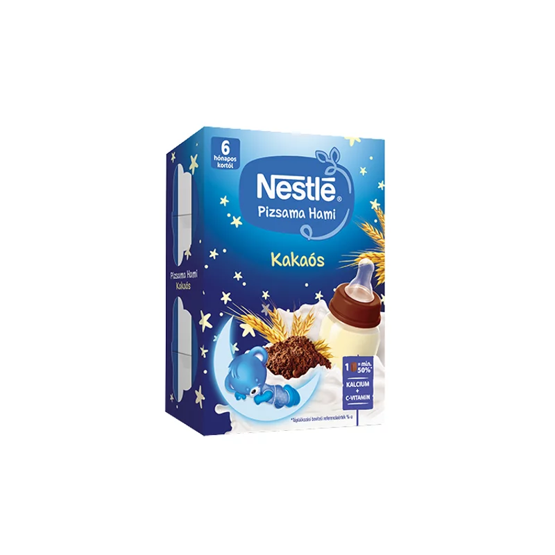 Nestlé Pizsama Hami UHT kakaós folyékony gabonás bébiétel 6 hónapos kortól 2 x 200 ml (400 ml)
