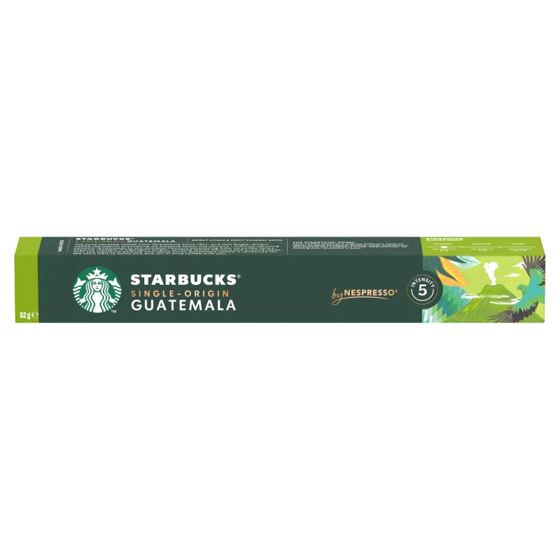 Starbucks by Nespresso Guatemala őrölt pörkölt kávé 10 kapszula 52 g 