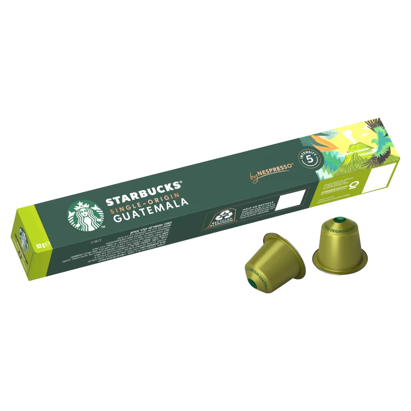 Starbucks by Nespresso Guatemala őrölt pörkölt kávé 10 kapszula 52 g 