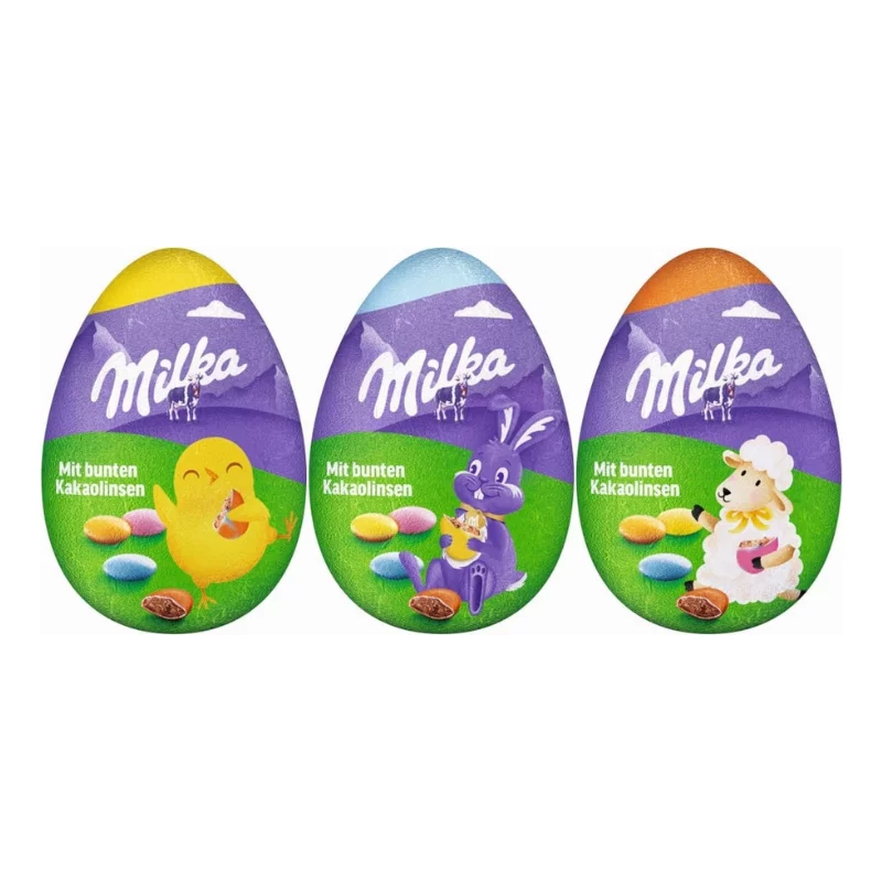 Milka húsvéti tojás 50g tejcsokoládé funny eggs