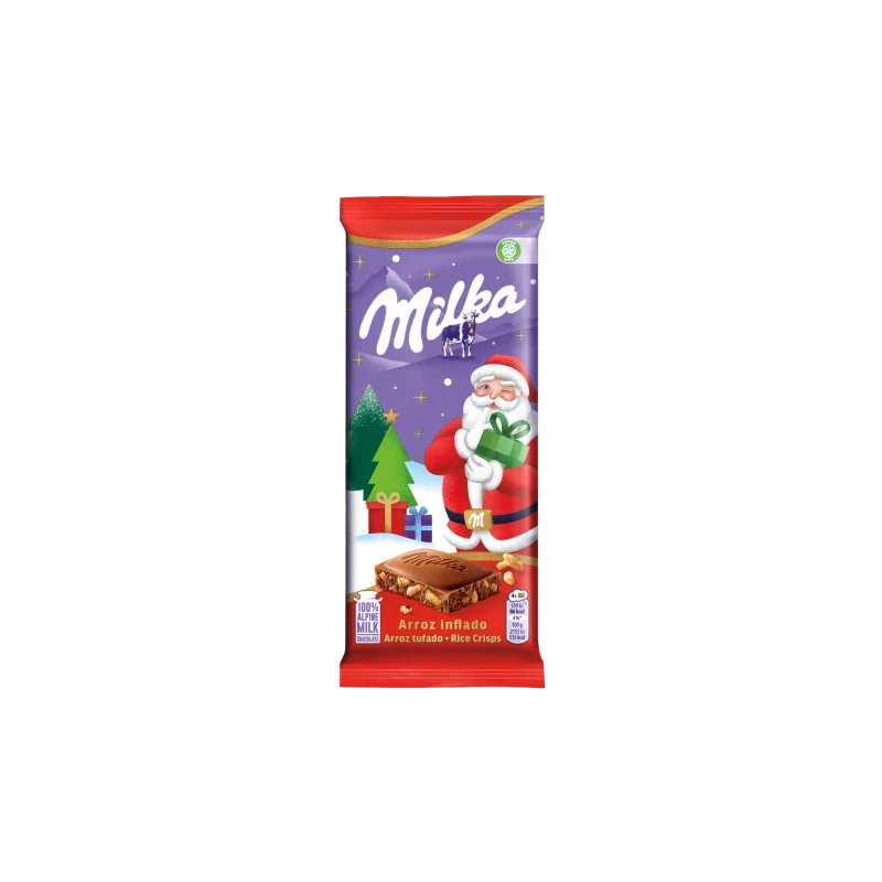 MILKA MILK WITH RICE CRISPIES TÁBLÁS CSOKOLÁDÉ 100 g