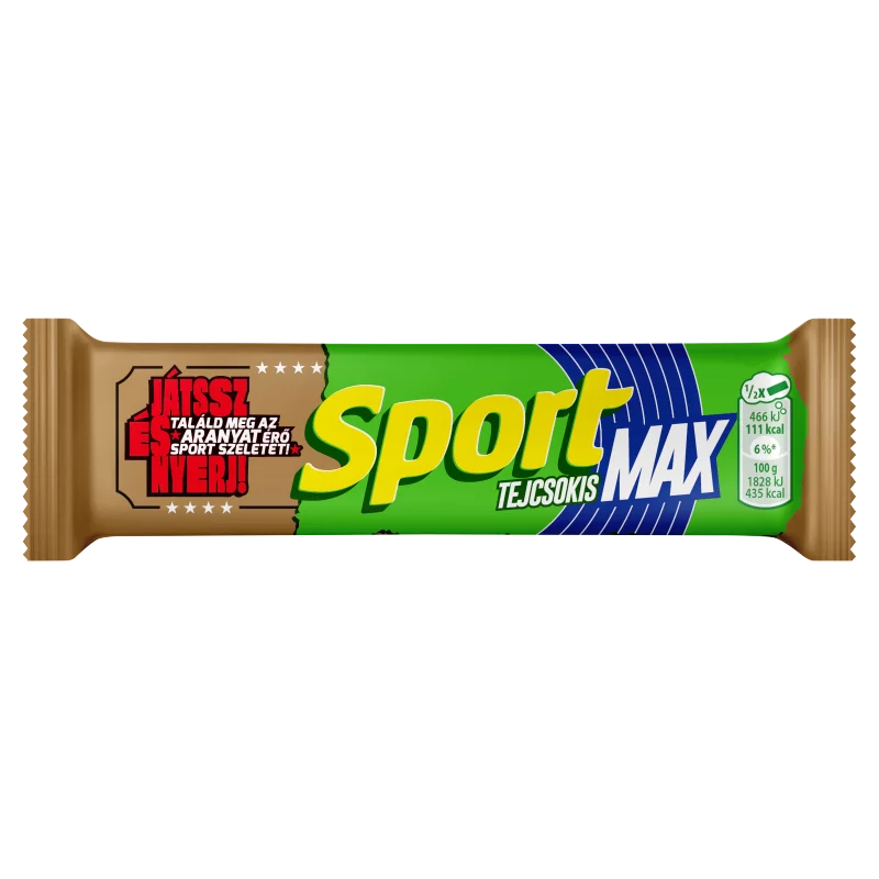 Sport Max tejcsokoládéval mártott rumos ízű kakaós szelet 51 g