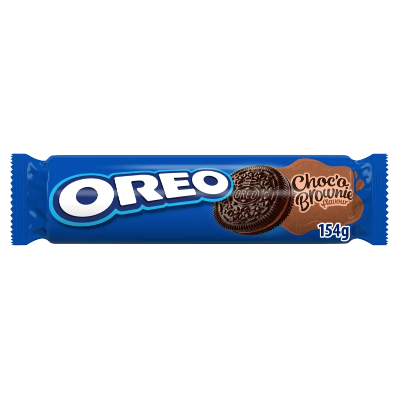 Oreo Choc'o Brownie kakaós töltelékkel töltött kakaós keksz 154 g