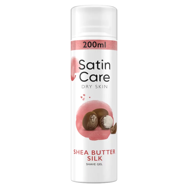 Gillette Satin Care Női Borotvazselé, Shea Butter Silk, 200 ml