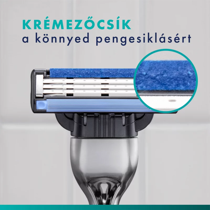 Gillette Mach3 Férfi Borotva, 1 db Gillette 3 Pengés Borotva, Gillette Borotvabetétek