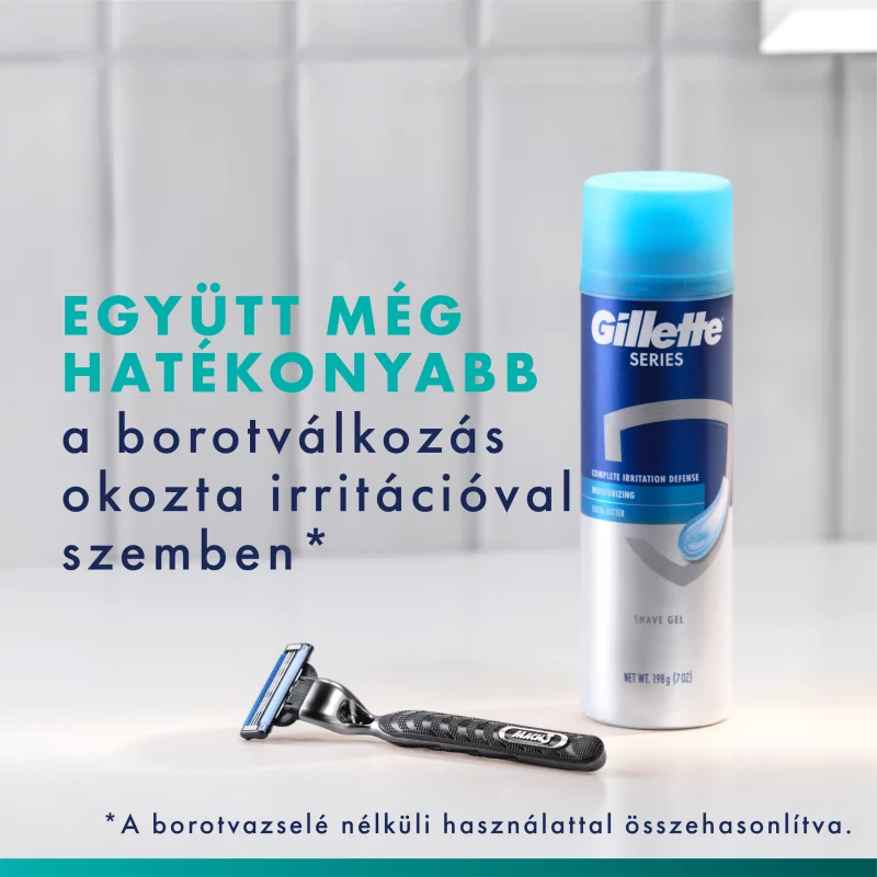 Gillette Mach3 Férfi Borotva, 1 db Gillette 3 Pengés Borotva, Gillette Borotvabetétek