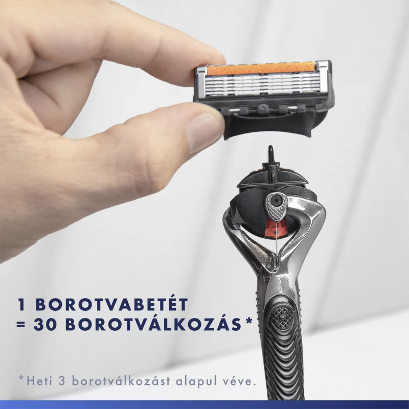 Gillette ProGlide Férfi Borotva, 1 db Gillette 5 Pengés, Borotvabetétek, FlexBall Markolat