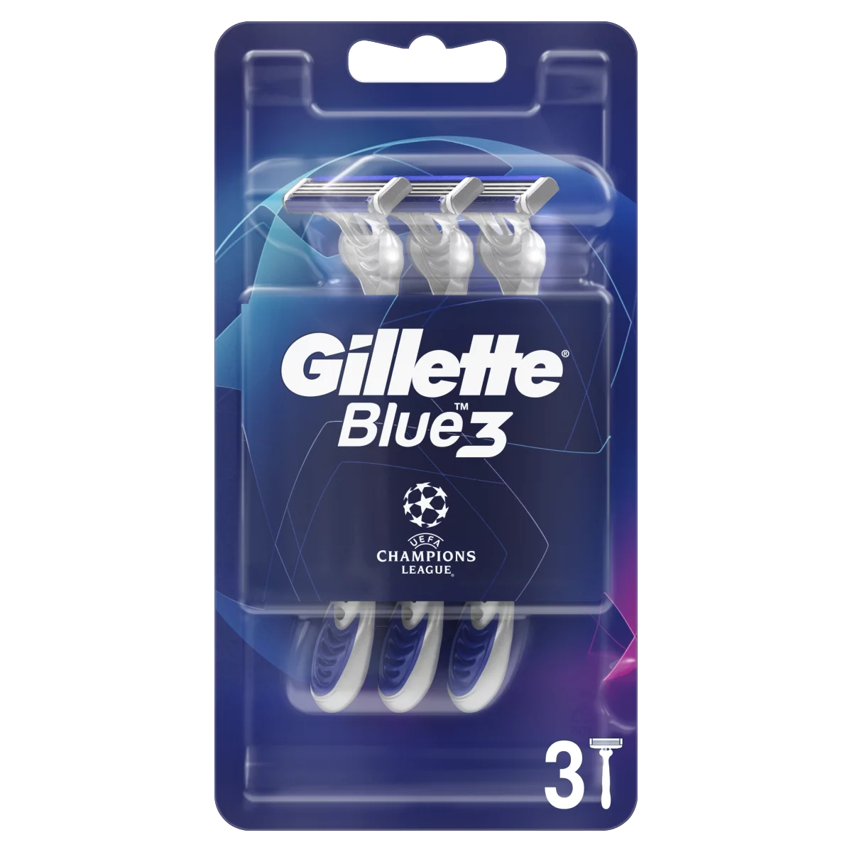 Gillette Blue3 Comfort Eldobható Férfi Borotva, 3 Darab