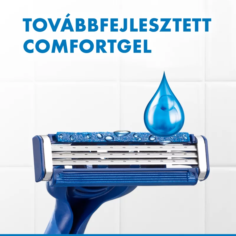 Gillette Blue3 Comfort Slalom Eldobható Borotva, 3 db