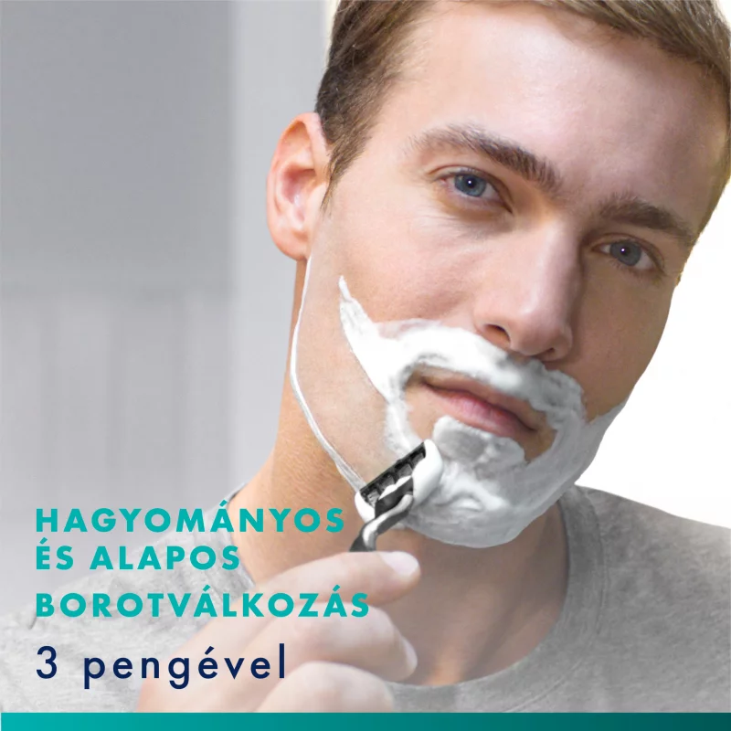 Gillette Mach3 Férfi Borotvabetétek, 5 Gillette 3 Pengés Borotvabetétek