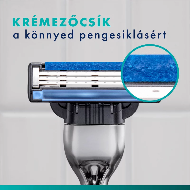 Gillette Mach3 Férfi Borotvabetétek, 5 Gillette 3 Pengés Borotvabetétek