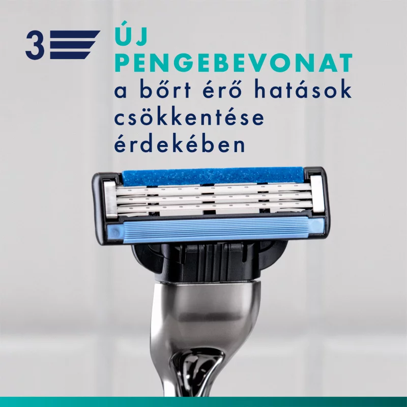 Gillette Mach3 Férfi Borotvabetétek, 5 Gillette 3 Pengés Borotvabetétek