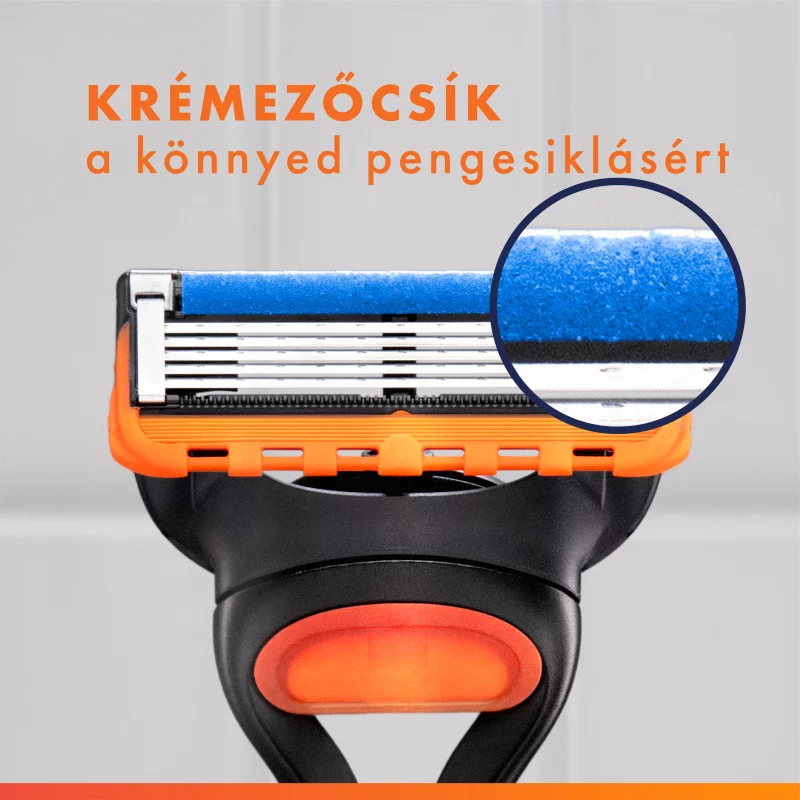 Gillette Fusion5 Férfi Borotva, 1 db Gillette 5 Pengés Borotva, Borotvabetétek, Precíziós Nyíró