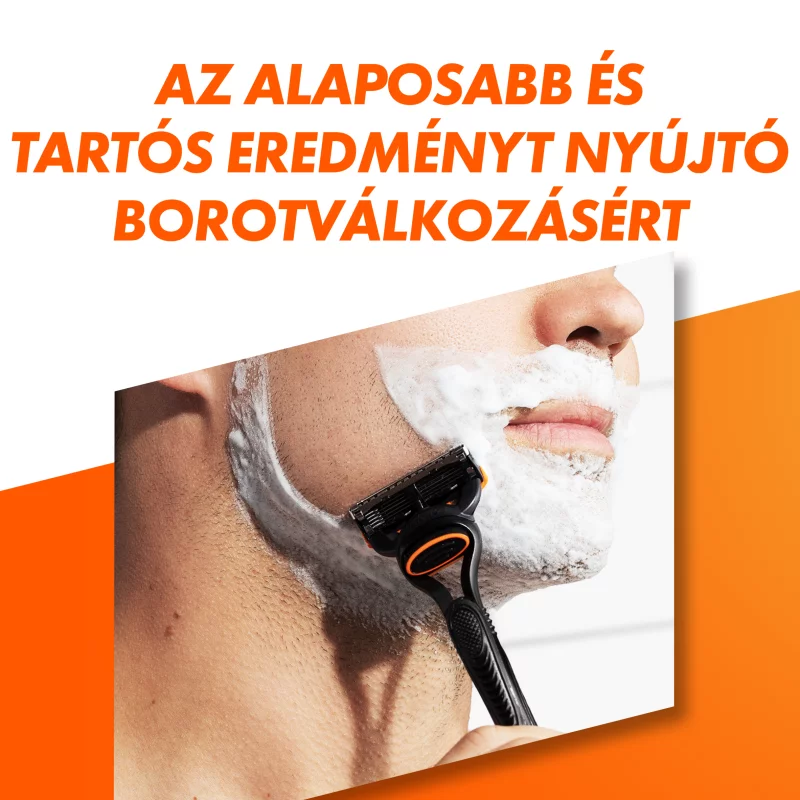 Gillette Fusion5 Pótfejek Férfi Borotvához, 4 db Borotvabetét