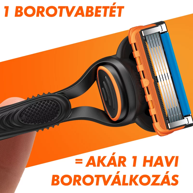 Gillette Fusion5 Pótfejek Férfi Borotvához, 4 db Borotvabetét