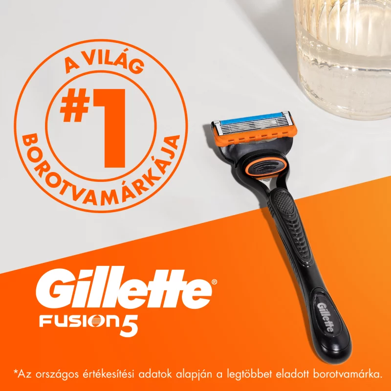 Gillette Fusion5 Pótfejek Férfi Borotvához, 4 db Borotvabetét
