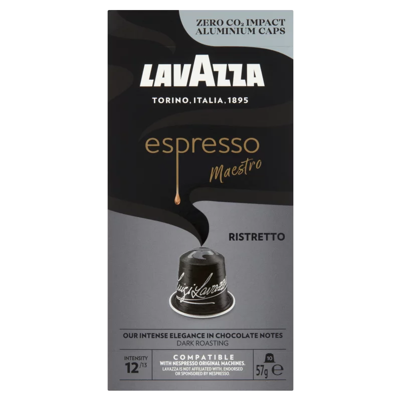 Lavazza Espresso Maestro Ristretto őrölt pörkölt kávékapszula 10 db 57 g
