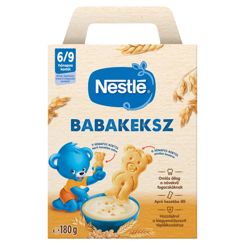 Nestlé babakeksz 6/9 hónapos kortól 180 g