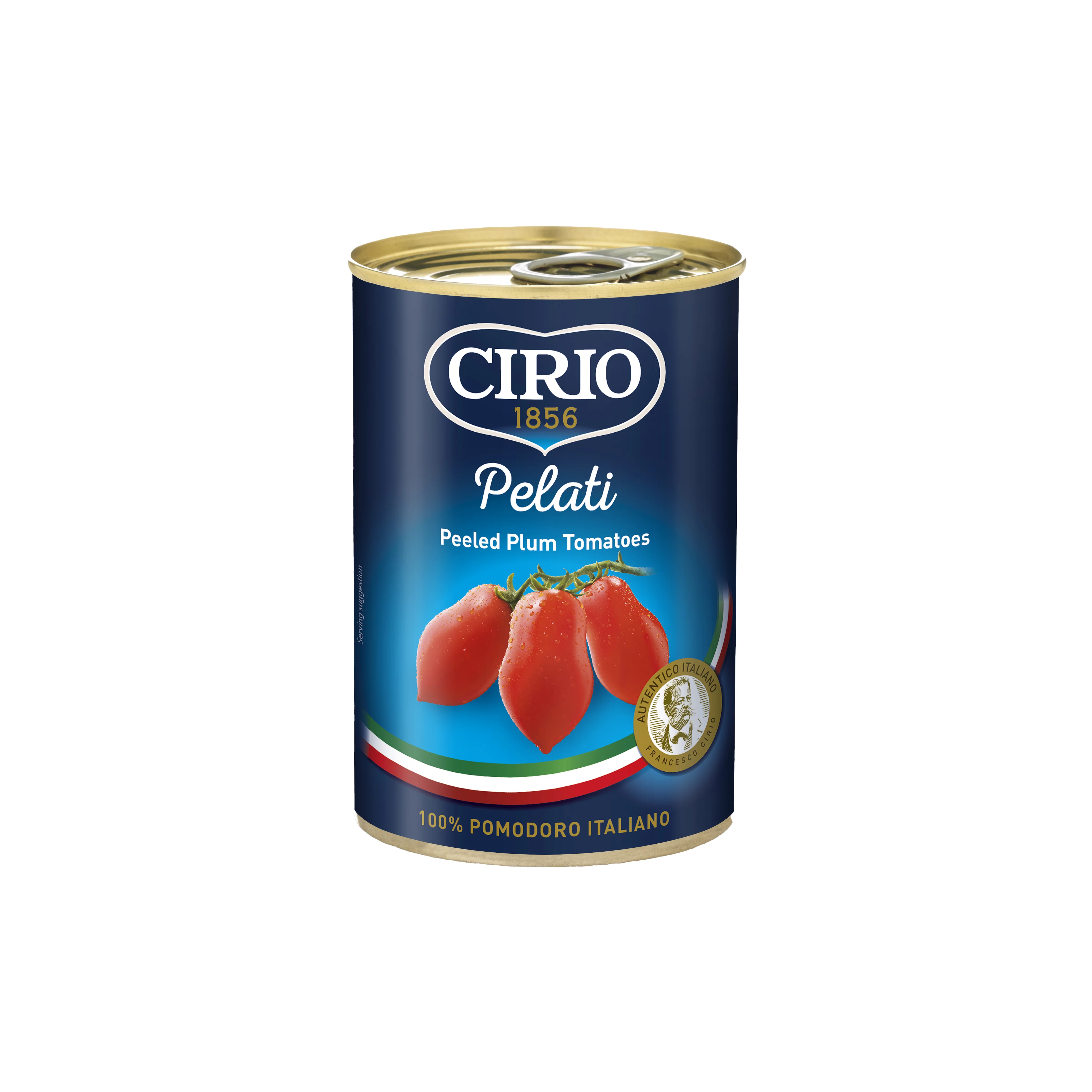 Cirio hámozott, egész szilvaparadicsom paradicsomlében 400 g